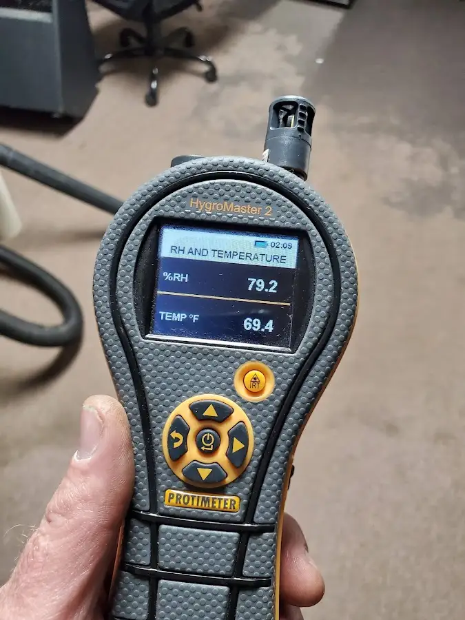 Moisture meter humidity assessment for Fire & Smoke Damage Restoration in The Pinery
